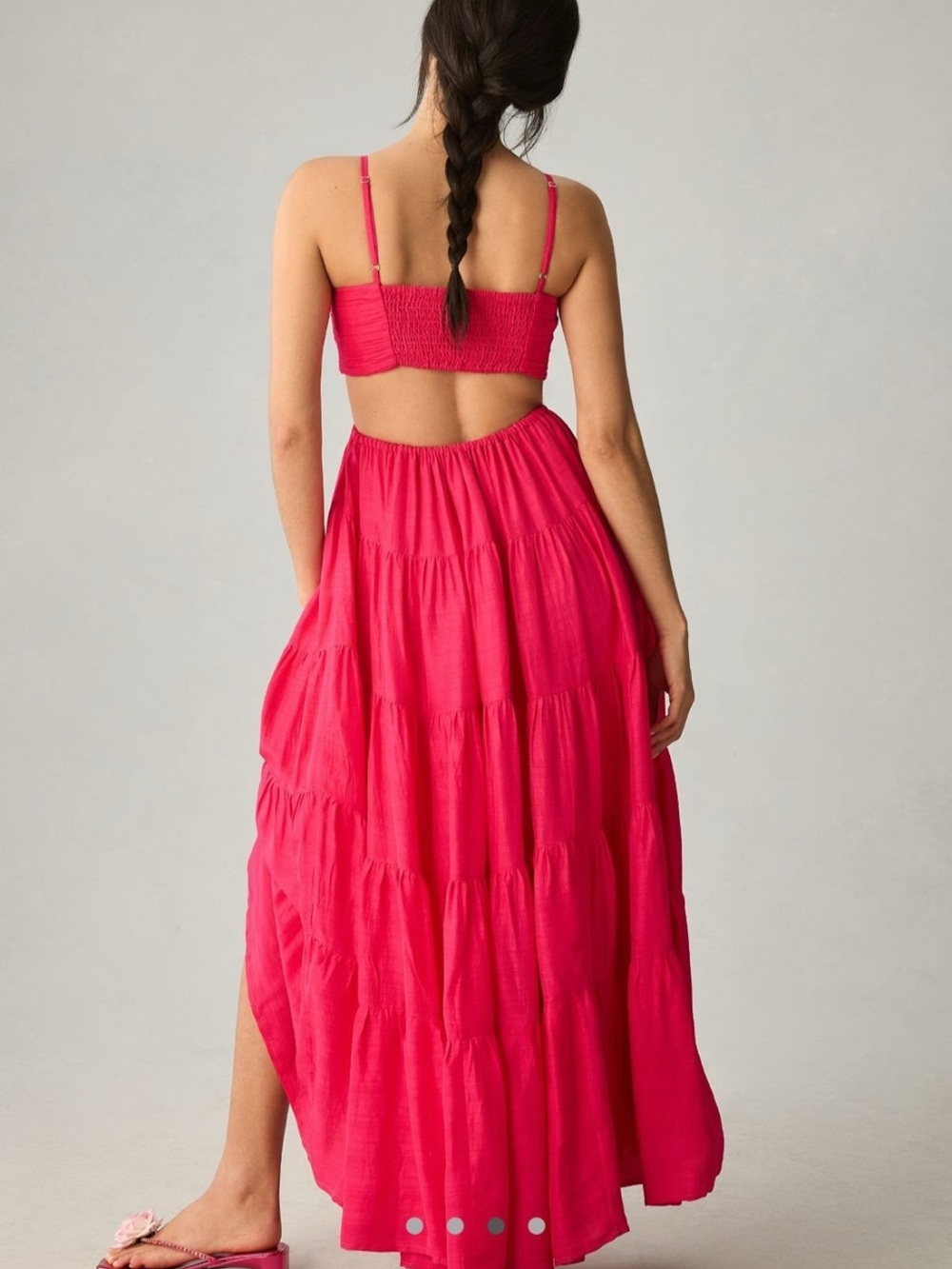 Anthropologie Let Me Be
Cutout Tiered Dress - Picture 3 of 10